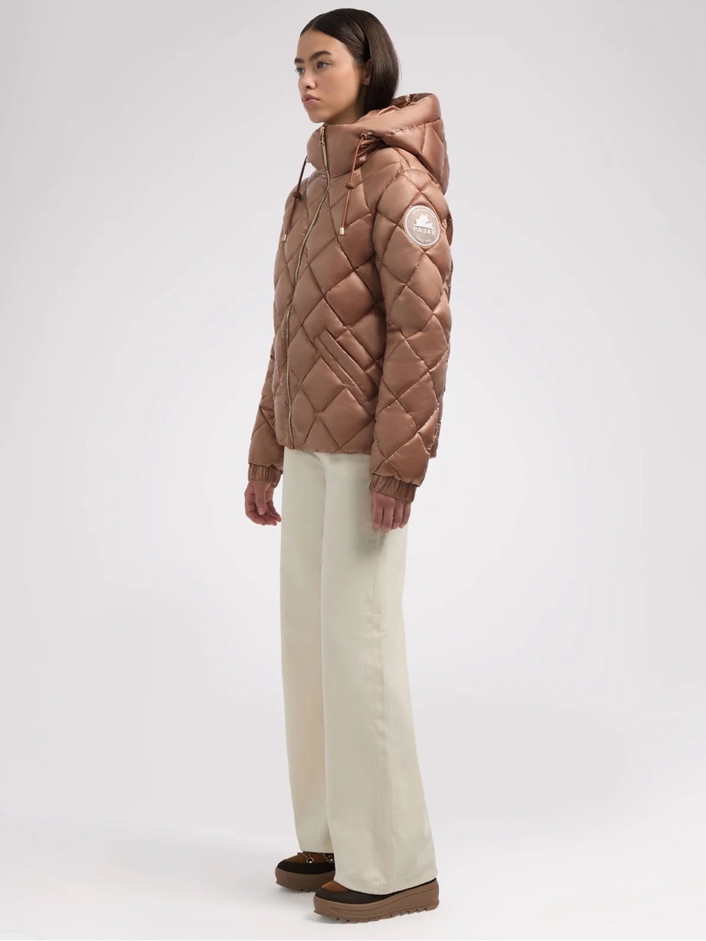 PAJAR SKYLYNN women’s boxy puffer in Copper
